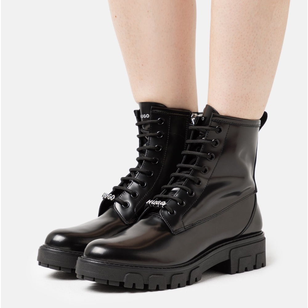 🖤HUGO AXEL Lace-up ankle boots - Picture 3 of 16
